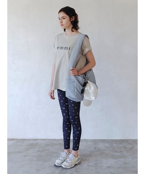 emmi atelier(emmi　atelier)/【ONLINE限定】eco emmiロゴバックシャンTシャツ/img02