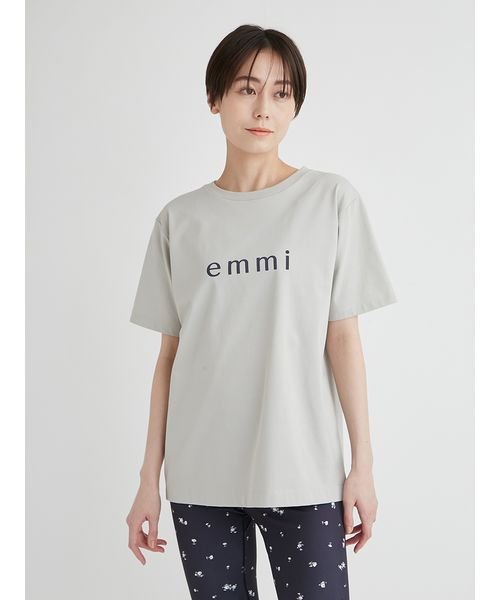 emmi atelier(emmi　atelier)/【ONLINE限定】eco emmiロゴバックシャンTシャツ/img05