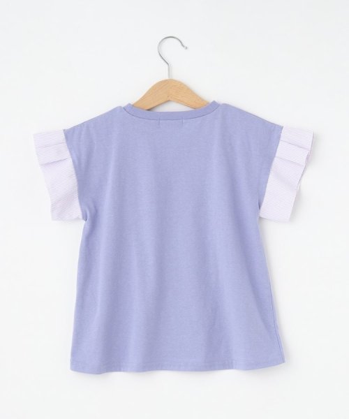 SHOO・LA・RUE(Kids) (シューラルーキッズ)/【110－140cm】袖ストライプ使いデザインTシャツ/img03