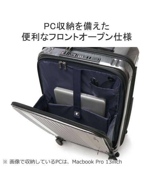 BERMAS(バーマス)/【日本正規品】バーマス スーツケース Mサイズ BERMAS キャリーケース 3泊4日 53L INTER CITY フロントオープン56c 60521/img04