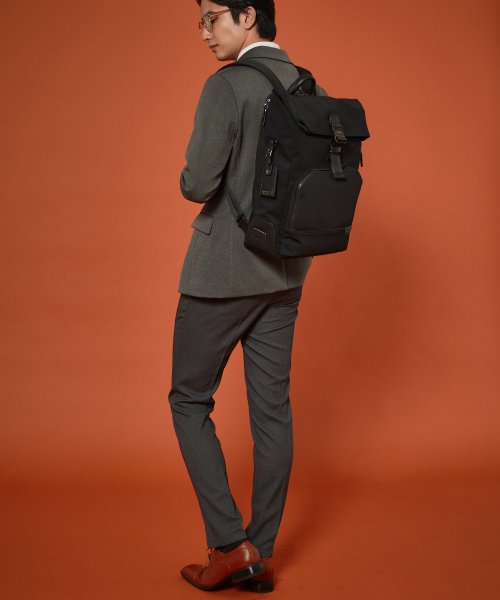 リュック・バックパック TUMI Harrison 「オズボーン」ロール・トップ・バックパック 【雑誌掲載商品】 バックパック オズボーン ロール トップ