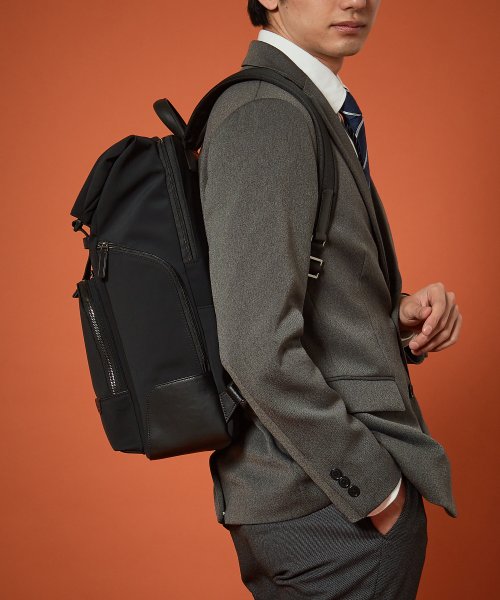 リュック・バックパック TUMI Harrison 「オズボーン」ロール・トップ・バックパック 【雑誌掲載商品】 バックパック オズボーン ロール トップ