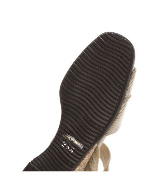 【高機能】アンクルストラップストレッチサンダル 