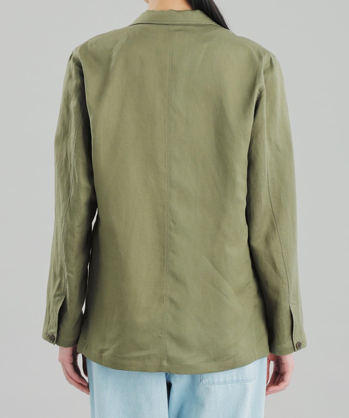 GREY LABEL リネンテンセルシングルジャケット(505843388)｜阪急