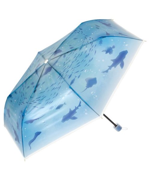 Wpc．(Wpc．)/【Wpc.公式】［ビニール傘］えのすい×Wpc. アンブレラ おやすみ、クラゲ ミニ 親骨50cm 傘 レディース 雨傘 折り畳み傘 おしゃれ 可愛い 女性 通/img15