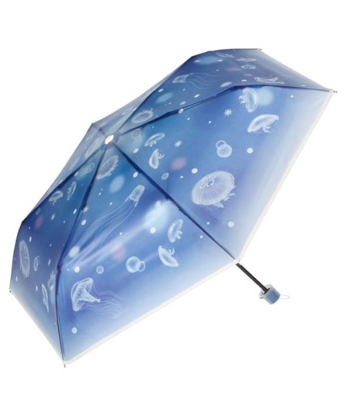 Wpc．(Wpc．)/【Wpc.公式】［ビニール傘］えのすい×Wpc. アンブレラ おやすみ、クラゲ ミニ 親骨50cm 傘 レディース 雨傘 折り畳み傘 おしゃれ 可愛い 女性 通/img16