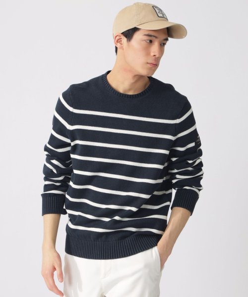 LIMO ボーダーニット / LIMO KNITTED JUMPER MAN and the LIMO ボーダーニット cotton of best with