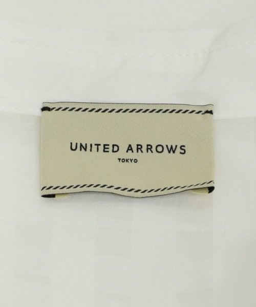 UNITED ARROWS(ユナイテッドアローズ)/イレギュラー シャーリング 六分袖 ブラウス  チェック/img17