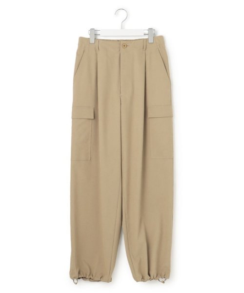 Oggi4月号掲載/洗える】シルキーストレッチ パラシュートパンツ  