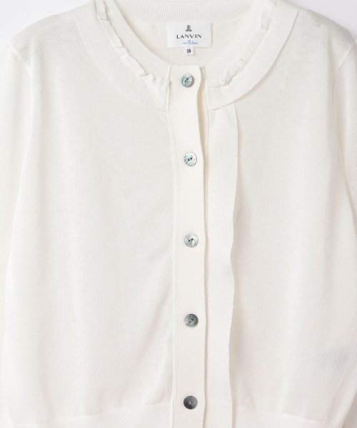 ショート丈ニットカーディガン 