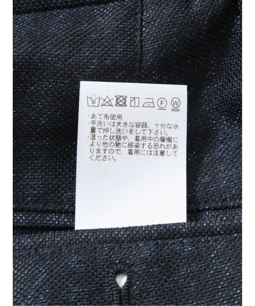 TAKA-Q(タカキュー)/TechLinen スリムフィット ノータックパンツ 千鳥紺(セットアップ可能) メンズ パンツ ボトム ストレッチ 伸びる カジュアル ビジネス 通勤 仕事/img13