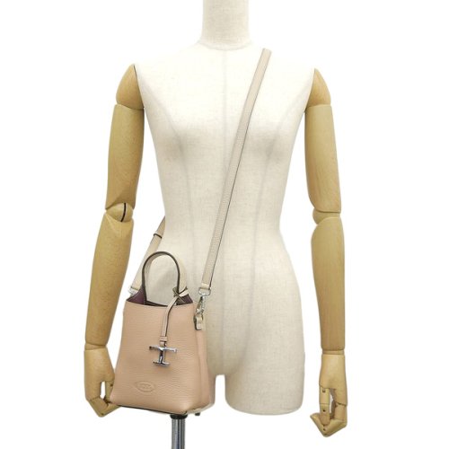 TODS トッズ Tタイムレス マイクロ ハンド バッグ 斜めがけ ショルダー バッグ 2WAY レザー バッグ