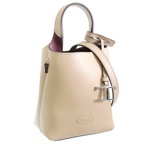 TODS トッズ Tタイムレス マイクロ ハンド バッグ 斜めがけ ショルダー バッグ 2WAY レザー バッグ