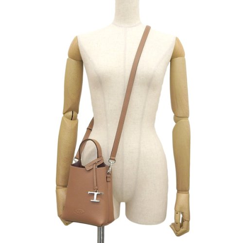 TODS トッズ Tタイムレス マイクロ ハンド バッグ 斜めがけ ショルダー バッグ 2WAY レザー バッグ