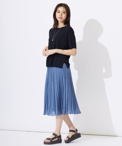 J.PRESS LADIES（LARGE SIZE）(J．プレス　レディス（大きいサイズ）)/【洗える】レーヨンエリートストレッチ ドルマン ニット/img09