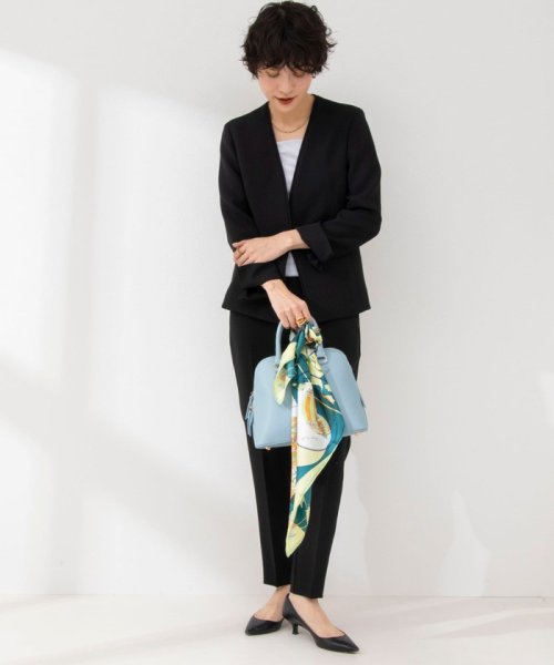 【manipuri/マニプリ】シルクプリントスカーフ65（コラージュバルーンヒストリー） 