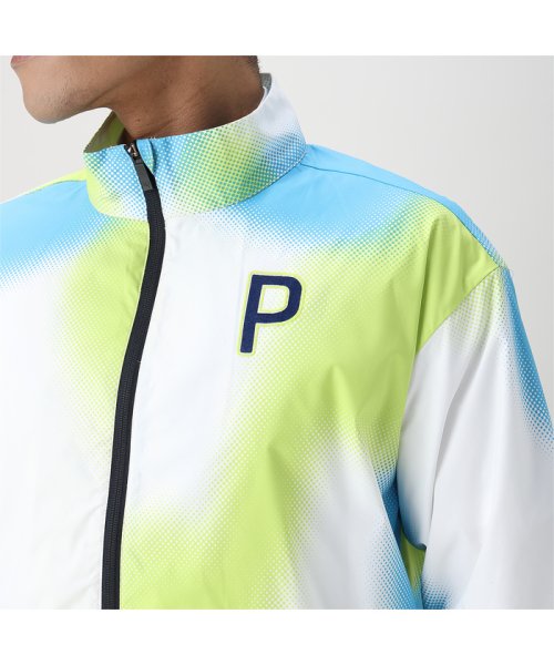 PUMA(PUMA)/メンズ ゴルフ P ストレッチ タフタ グラフィック ジップ ジャケット/img04