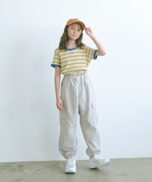 green label relaxing （Kids）(グリーンレーベルリラクシング（キッズ）)/TJ カラー ボーダー プルオーバー 140cm－160cm/img01