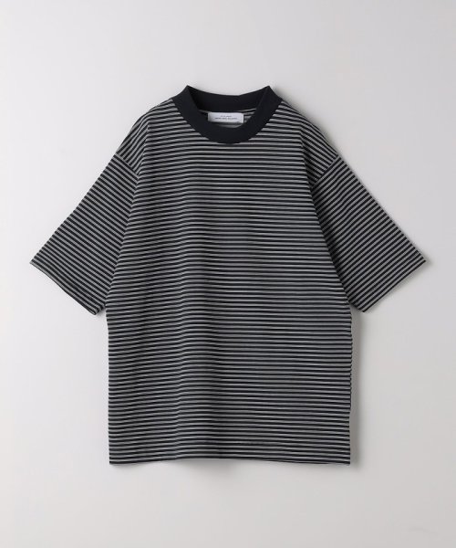 green label relaxing(グリーンレーベルリラクシング)/A+ COOL ボーダー ビズ クルーネック Tシャツ －接触冷感・吸水速乾－/img11