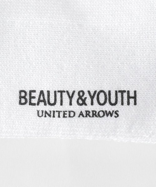 BEAUTY&YOUTH UNITED ARROWS(ビューティーアンドユース　ユナイテッドアローズ)/2ライン ソフト パイル クウォーター ソックス/img02