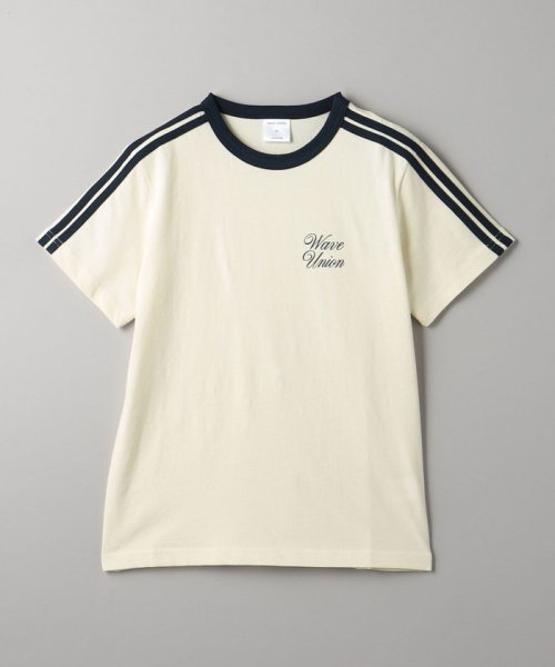 BEAUTY&YOUTH UNITED ARROWS(ビューティーアンドユース　ユナイテッドアローズ)/【別注】＜WAVE UNION＞フットボール ロゴ Tシャツ/img07