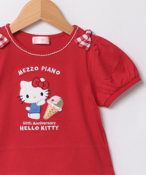 mezzo piano(メゾピアノ)/【Hello Kitty 50th】裾スカラップTシャツ/img02