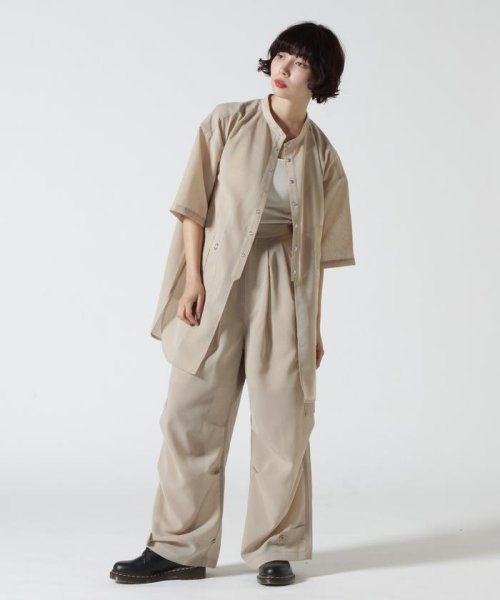 Schott(ショット)/Women's/×RUMBLE RED/ランブルレッド/SLUB CHIFFON CARGO PANTS/スラブシフォン カーゴパンツ/img08