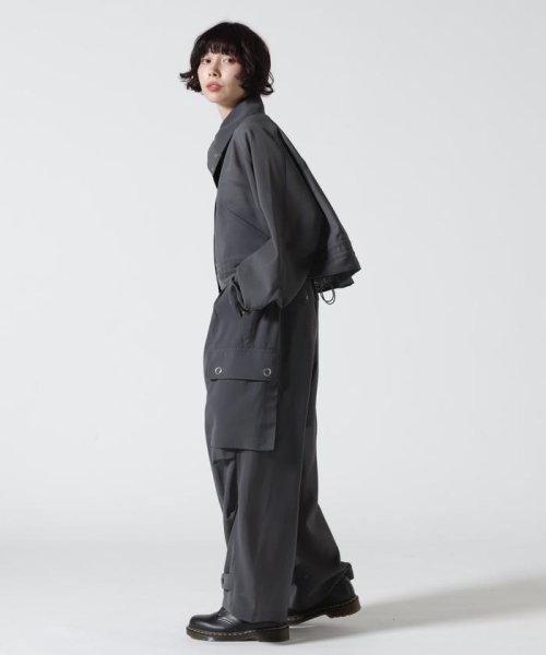 Schott(ショット)/Women's/×RUMBLE RED/ランブルレッド/SLUB CHIFFON CARGO PANTS/スラブシフォン カーゴパンツ/img17