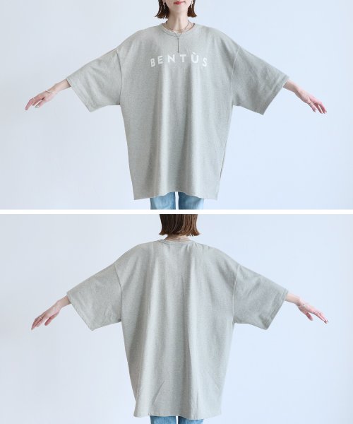 reca(レカ)/オーバーサイズ５分袖ロゴTシャツ(240223)/img23