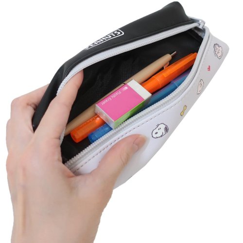 スヌーピー ペンポーチ 2ルームペンケース DOT MOOD ピーナッツ カミオジャパン 筆箱 新学期準備文具 かわいい キャラクター グッズ 人気・おすすめ｜省スペース設計・旅行向けにおすすめ 公式 プライバシー配送 当日出荷対応商品