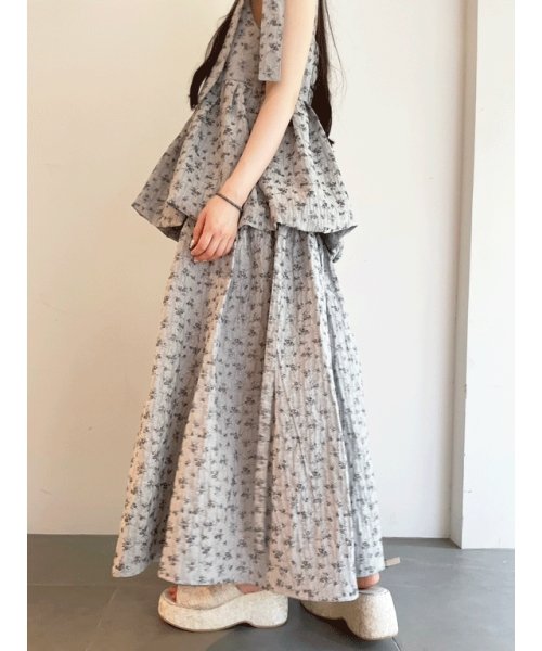 【WEB限定カラー】3WAYバルーンジャガードスカート 予めご了承ください