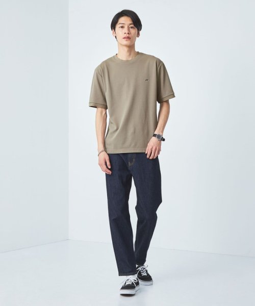 green label relaxing(グリーンレーベルリラクシング)/【WEB限定】ドライクリーン 半袖 Tシャツ －吸水速乾・抗菌－/img01