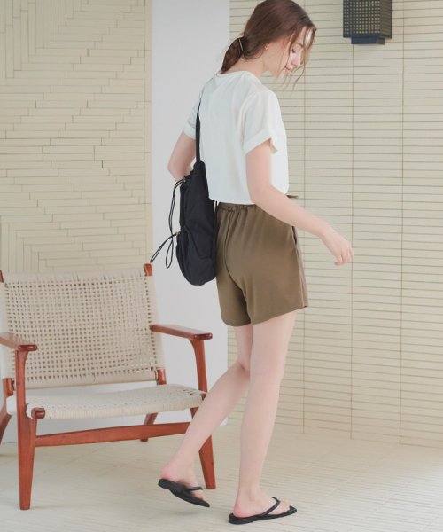 SEA DRESS(シードレス)/カップ付半袖Tシャツ×ショートパンツ/セット水着/img02