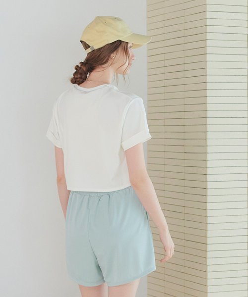 SEA DRESS(シードレス)/カップ付半袖Tシャツ×ショートパンツ/セット水着/img06
