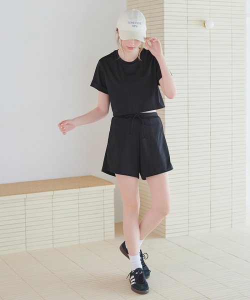 SEA DRESS(シードレス)/カップ付半袖Tシャツ×ショートパンツ/セット水着/img11