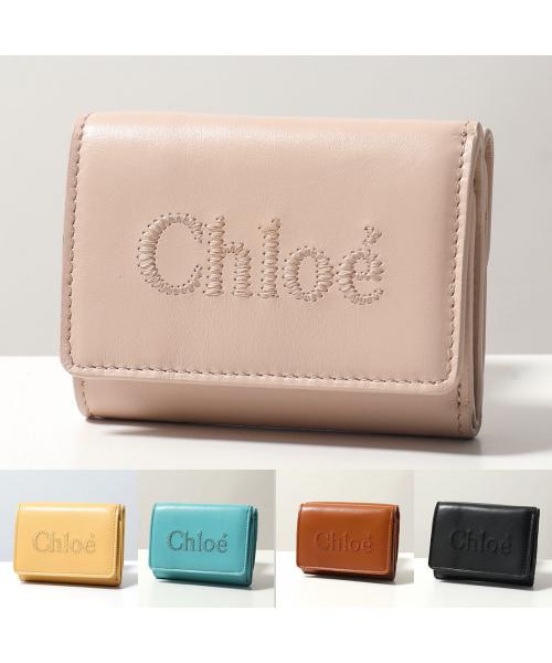 Chloe クロエ　三つ折り財布 マーシー ピンク Chloe クロエ三つ折り財布 マーシー ピンク