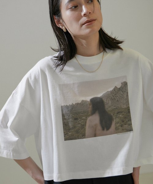 サロン　アダム　エ　ロペ(サロン　アダム　エ　ロペ)/【Alec Soth（アレック・ソス）】[24SS]クロップドフォトTシャツ/img17