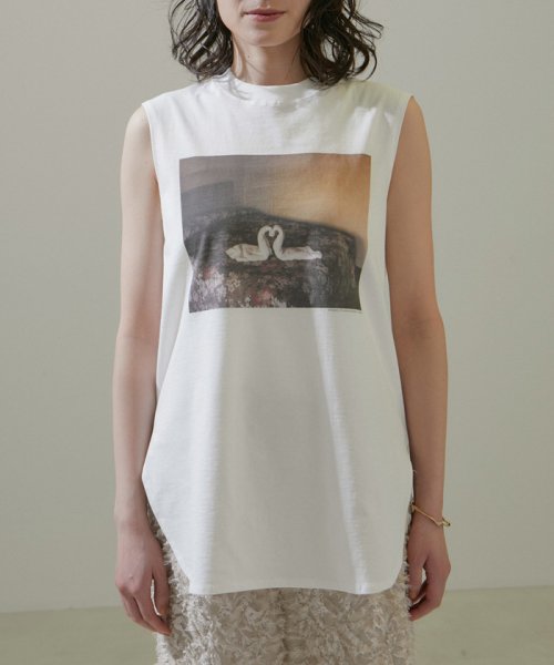 サロン　アダム　エ　ロペ(サロン　アダム　エ　ロペ)/【Alec Soth（アレック・ソス）】[24SS]ノースリーブフォトTシャツ/img23