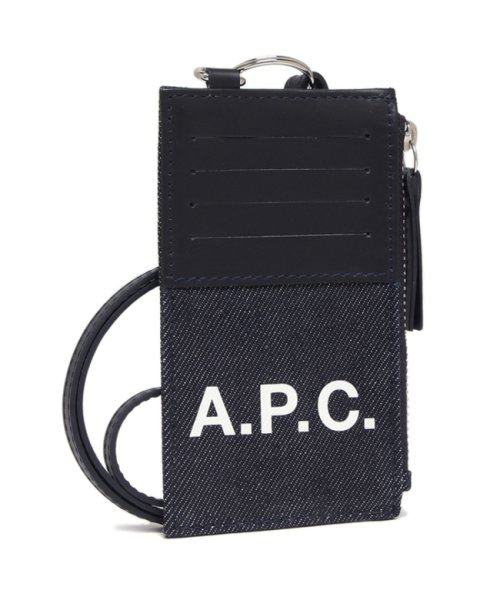 A.P.C.(アーペーセー)/アーペーセー フラグメントケース カードケース コインケース ネイビー ブラウン メンズ レディース ユニセックス APC M63527 CODDP IAK/img01