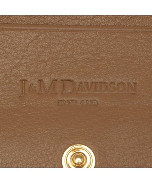 J&M DAVIDSON(ジェイアンドエム　デヴィッドソン)/ジェイアンドエムデヴィッドソン 二つ折り財布 ミニ財布 ブラウン レディース J&M DAVIDSON SBFW0XX SCXX 610G/img08