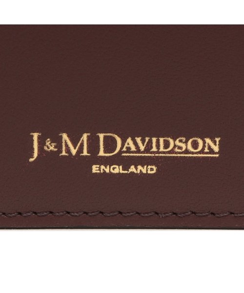 J&M DAVIDSON(ジェイアンドエム　デヴィッドソン)/ジェイアンドエムデヴィッドソン 長財布 ワインレッド ブラウン レディース J&M DAVIDSON SLLF0BC SCXX 844G/img06