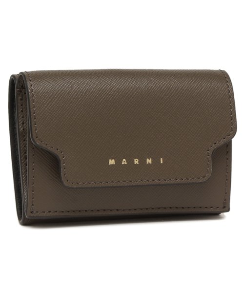 MARNI(マルニ)/マルニ 三つ折り財布 トリフォールドウォレット ミニ財布 グリーン レディース MARNI PFMOW02U07 LV520 Z684V/img01