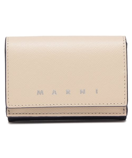 MARNI(マルニ)/マルニ 三つ折り財布 トリフォールド ミニ財布 ロゴ ホワイト マルチカラー メンズ MARNI PFMI0067U1 LV520 ZO718/img05