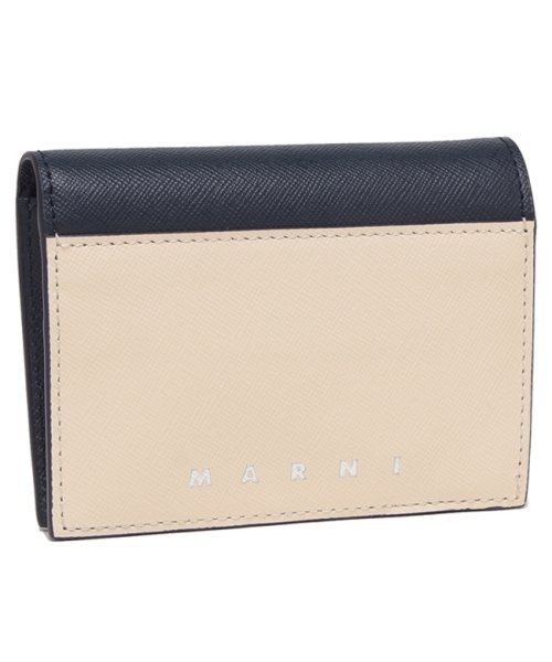 MARNI(マルニ)/マルニ 二つ折り財布 バイフォールド ミニ財布 ロゴ ホワイト マルチカラー メンズ MARNI PFMI0072U0 LV520 ZO718/img01