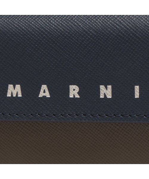 MARNI(マルニ)/マルニ カードケース パスケース ロゴ ブルー グリーン メンズ MARNI PFMI0079U0 LV520 ZO720/img07