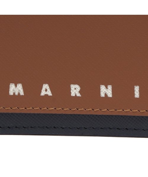 MARNI(マルニ)/マルニ カードケース 定期入れ ブラウン ブルー メンズ MARNI PFMI0080U0 LV520 ZO719/img07