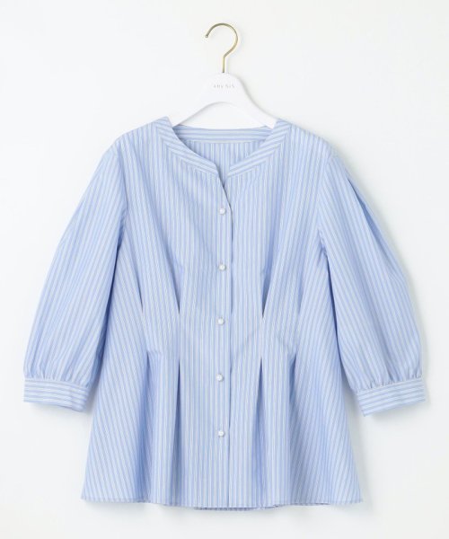 anySiS(エニィ　スィス)/【洗える】タックペプラムシャツ ブラウス/img05
