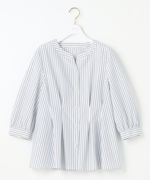 anySiS(エニィ　スィス)/【洗える】タックペプラムシャツ ブラウス/img06