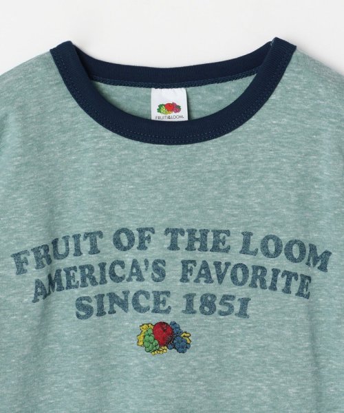 SHIPS any WOMEN(シップス　エニィ　ウィメン)/FRUIT OF THE LOOM：リンガーネック 半袖 Tシャツ<KIDS>/img02