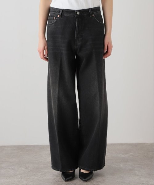 《追加予約2》【HAIKURE/ハイクル】BETHANY MID BLACK asian fit：デニム HAIKURE/ハイクル